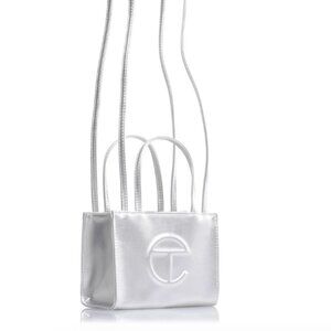 Telfar Small Shopping Bag - Silver